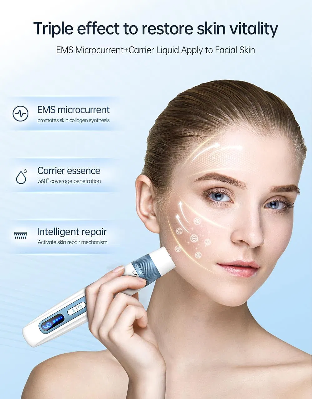 Hydra Pen H5 ใหม่ สารบรรทุกการฉีดน้ํายาเซรั่ม EMS และ Microneedling การใช้งานอัตโนมัติ 0