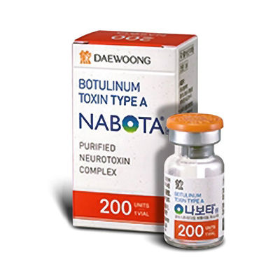 สารเติมผิวหนัง Botulax Nabota 200iu ล้างริ้วรอย ล้างหน้า Btx