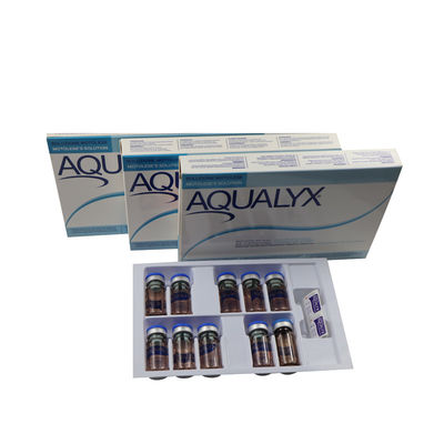 สูตรฉีด Aqualyx ที่มีประสิทธิภาพในการลดน้ําหนัก สูตรละลายไขมัน 8Mlx 10vails Aqualyx