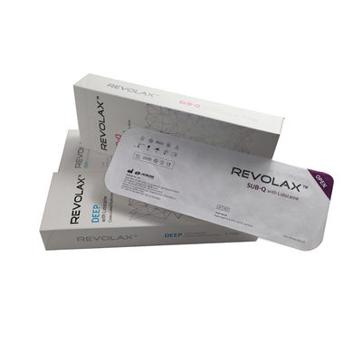 Revolax 1.1ml ไฮยอลูรอนิกแอซิด Dermal Filler Deep Sub-Q สําหรับใบหน้า