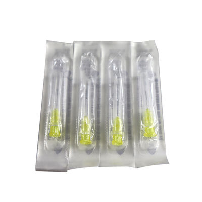 30G Meso Needle ความยาว 4 มม 304 สแตนเลส 100pcs / กล่องสําหรับผิวหนัง Filler