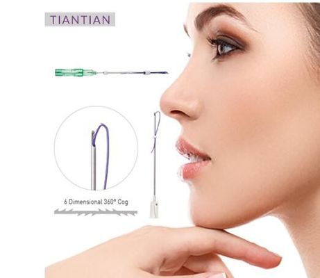 สายยกระดับแรง DOP PCL PLLA สาย 25mm 38mm สายจมูก สายยกระดับ 18g 19g