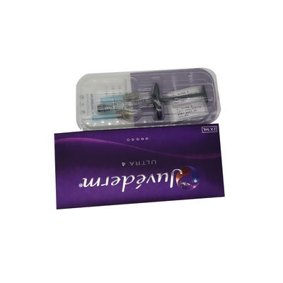 Juvederm Ultra3 Ultra 4 XC Voluma Vollbea Volbella Hyaluronic Acid Dermal Filler HA 24mg/ml ยานี้มีส่วนประกอบกับการรักษาผิวหนัง