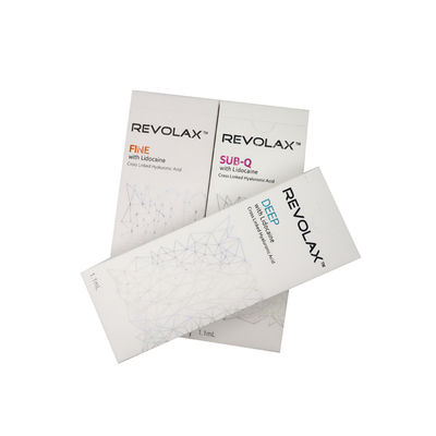 สารเติมเต็มกรดไฮยาลูรอนิก Revolax Fine Deep Sub-q สำหรับริมฝีปาก Revolax