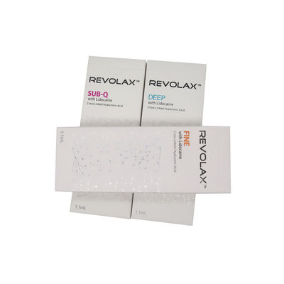 สารเติมเต็มกรดไฮยาลูรอนิก Revolax Fine Deep Sub-q สำหรับริมฝีปาก Revolax