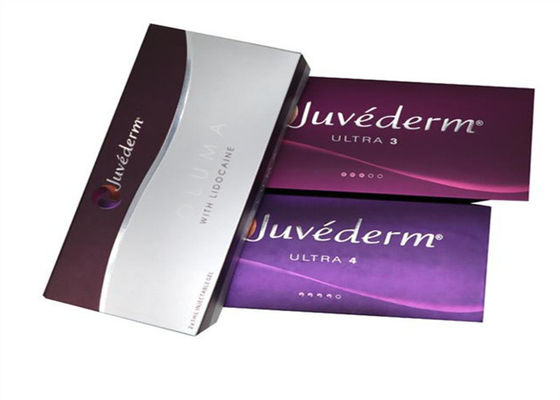 Juvederm Ultra3 Ultra 4 XC Voluma Vollbea Volbella Hyaluronic Acid Dermal Filler HA 24mg/ml ยานี้มีส่วนประกอบกับการรักษาผิวหนัง