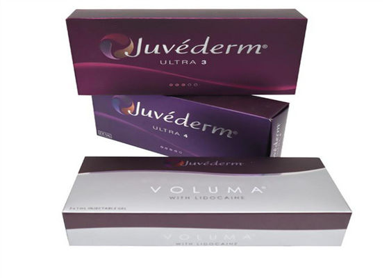 Juvederm Ultra3 Ultra 4 XC Voluma Vollbea Volbella Hyaluronic Acid Dermal Filler HA 24mg/ml ยานี้มีส่วนประกอบกับการรักษาผิวหนัง