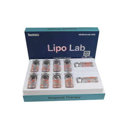 Lipo Lab Ppcs สลายเซลลูไลท์ การสูญเสียไขมัน การละลายน้ํามัน การฉีดน้ําหนัก ลดน้ําหนัก Lipo Lab 8ml X 10vail