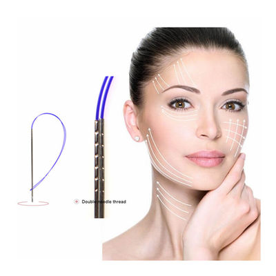 ใบตา ใบหน้า Pdo Thread Blunt Sharp Needle 4D 6D Cog Thread Lifting การยกเส้นใย