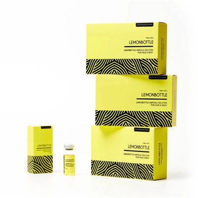 สูตรกล่องลมอน แอมพูล (5X 10ml) การฉีดละลายไขมันสําหรับร่างกาย