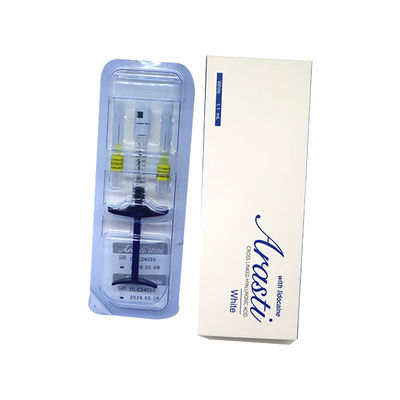Arasti Lip Augment Dermal Filler ลดริ้วรอย 1.1 มิลลิลิตร 10 มิลลิตร Arasti Plus A-Plus สีขาว
