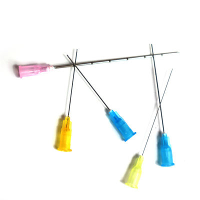 ความงาม Micro Cannula หนาเข็มปลาย 14g 15g 16g 18g 22g 38mm 50mm 60mm 70mm