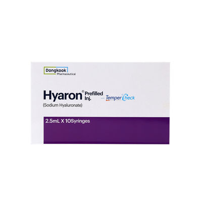 โซเดียม ไฮยอลูโรเนต 25mg/ 2.5ml Hyaron Prefilled Inj การฉีดเยียวยาผิว