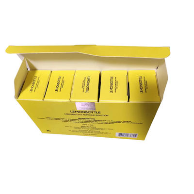 กระปุก LEMON Bottle Ampoule Solution การฉีดสารละลายไขมัน 5 ถัง X 10 ml