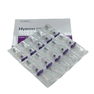 Hyaron อุปกรณ์ฉีดเต็มล่วงหน้า Dongkook Hyaluronic Skin Booster Hyaron Inj. (2. 5 ml X 10 สีริง)