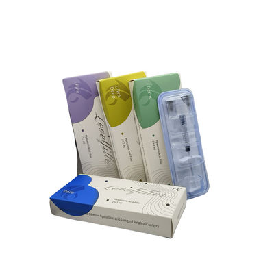 การขยายกระโปรง 20ml 50ml 100ml Derm Plus Hyaluronic Acid Filler สําหรับการขยายหน้าอก ราคาฉีดหน้าอก