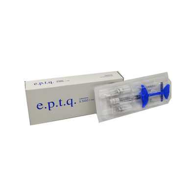 E.P.T.Q S500 1x1.1ml เนื้อผอมหนา Hyaluronic Acid Dermal Filler สําหรับการเสริมหน้า