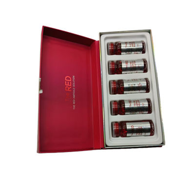 สีแดง Ampoule Solution การปั้นร่างกายและการลดน้ําหนัก การละลายไขมันในร่างกาย
