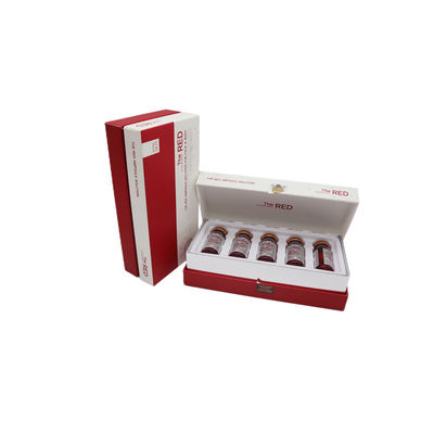 เกาหลี สีแดง Ampoule Lipoysis solution สําหรับใบหน้าและร่างกาย