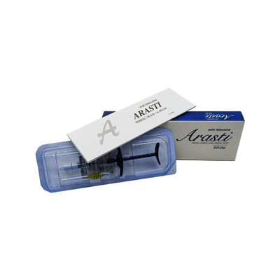 Arasti Plus A Plus สีขาว เติมผิวหนัง ไฮยัลโรนอนกรดฉีด 1.1 ml
