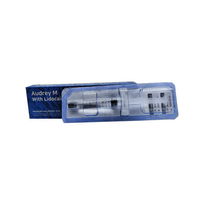 เครื่องเติมของเกาหลี การฉีดกรดไฮยอลูรอนิก Audrey M With Lidocai 10ml Body Filler
