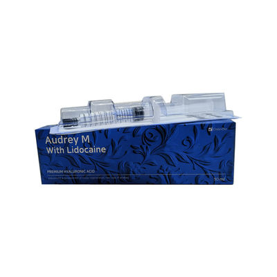 เครื่องเติมของเกาหลี การฉีดกรดไฮยอลูรอนิก Audrey M With Lidocai 10ml Body Filler