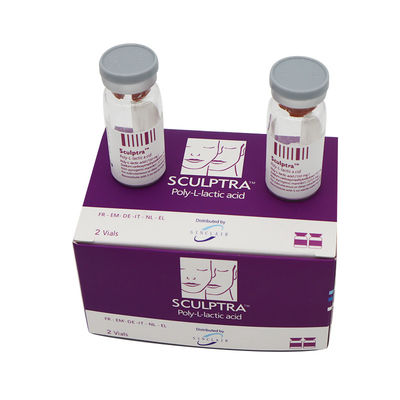 ส่งเสริมการผลิตคอลลาเจน Sculptra PLLA Poly-L-Lactic Demal Filler หลังหน้า