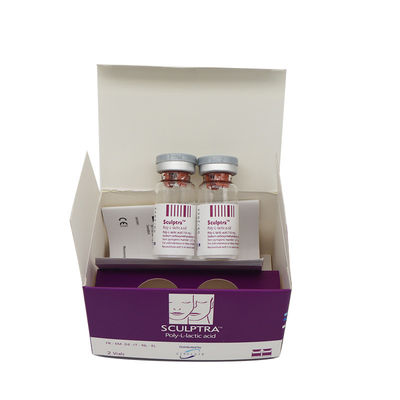 ส่งเสริมการผลิตคอลลาเจน Sculptra PLLA Poly-L-Lactic Demal Filler หลังหน้า