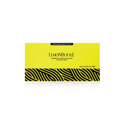 โซลูชั่นไขมัน กระป๋องมะนาว 10ml*5 สําหรับการละลายไขมัน