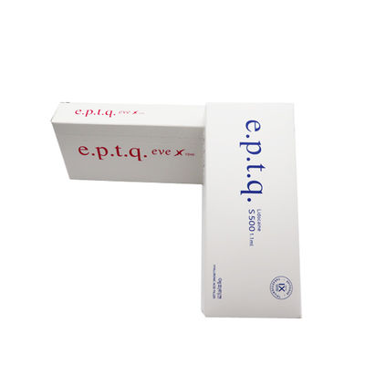 EPTQ e.p.t.q โซเดียมไฮยอลูโรเนตเชื่อมต่อกัน CE Certified HA Dermal Filler 24mg/ml