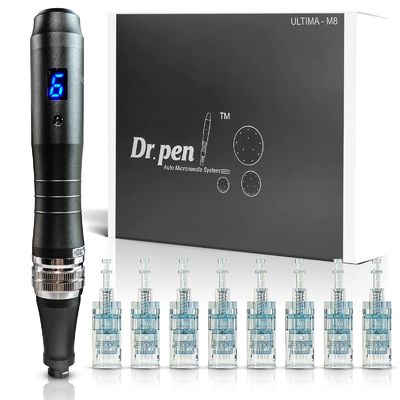ปากกา Dr. Pen Ultima M8 Professional Microneedling Dermapen ชาร์จ USB ได้ พร้อมเข็ม Cartridge 32Pin 5 ชิ้น