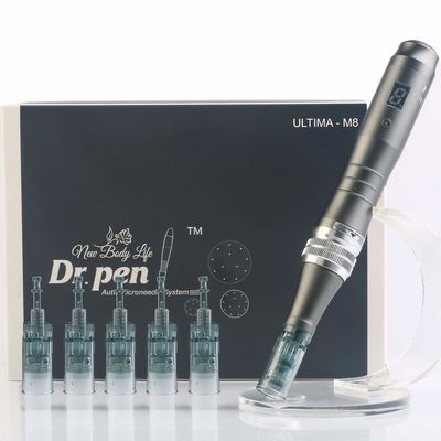ปากกา Dr. Pen Ultima M8 Professional Microneedling Dermapen ชาร์จ USB ได้ พร้อมเข็ม Cartridge 32Pin 5 ชิ้น