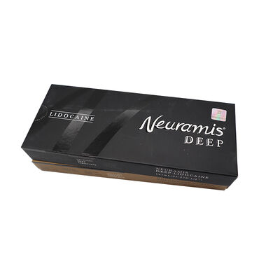 ไฮยอลูรอนิกแอซิด Dermal Filler Neuramis Volume สูตรความหนาแน่นสูงสําหรับการฟื้นฟูปริมาณผิวหน้าลึกและเวลาหยุดทํางานอย่างน้อย