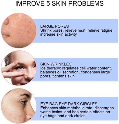 ค้อนเย็นร้อนอัลตราโซนิก Cryotherapy LED เครื่องยกกระชับผิวหน้า