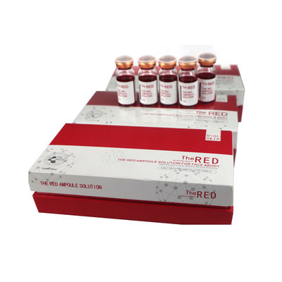 Lipo Lab สีแดง Ampoule Solution การฉีดไขมันลดน้ําหนักสําหรับใบหน้าและร่างกาย