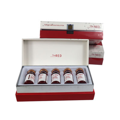 Lipo Lab สีแดง Ampoule Solution การฉีดไขมันลดน้ําหนักสําหรับใบหน้าและร่างกาย