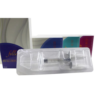 ฟิลเลอร์ฉีดกรดไฮยาลูโรนิกต่อต้านริ้วรอย 1ml 2ml Dermal Filler