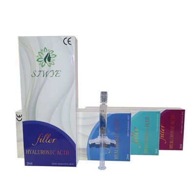 ฟิลเลอร์ฉีดกรดไฮยาลูโรนิกต่อต้านริ้วรอย 1ml 2ml Dermal Filler