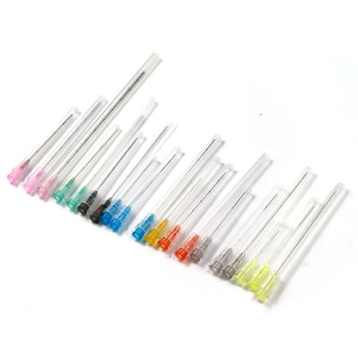 ขายปลีก สแตนเลส Dermal Filler เติมใบหน้า 22g 23G 25g 38mm 50mm ยืดหยุ่น Fine Blunt Micro Tip Cannula Needl
