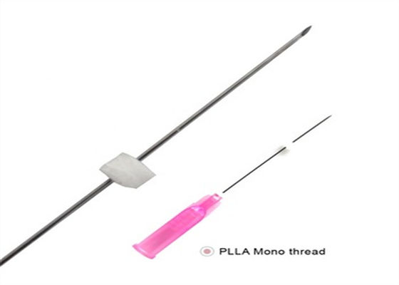 V Lift PDO PCL PLLA เกลียว 25mm 38mm Nose Thread Lift 18g 19g