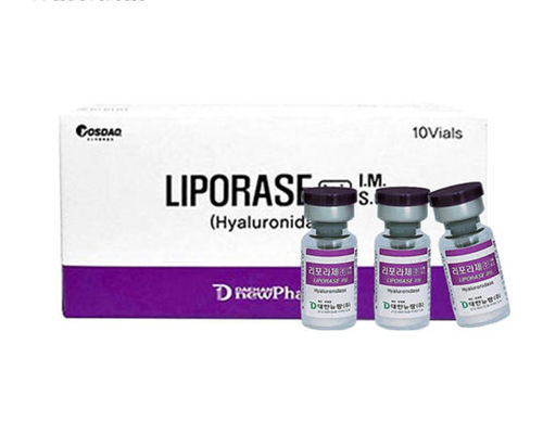 1500 IU Hyaluronic Acid Dermal Fillers 3 ml Hyaluronidase Liporase ผิวหนังที่เต็มด้วยกรดไฮยอลูรอนิก