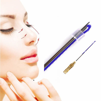 Mono Sharp Needle Face Lift Thread 50mm 60mm สำหรับริ้วรอยบนใบหน้ายกกระชับผิว