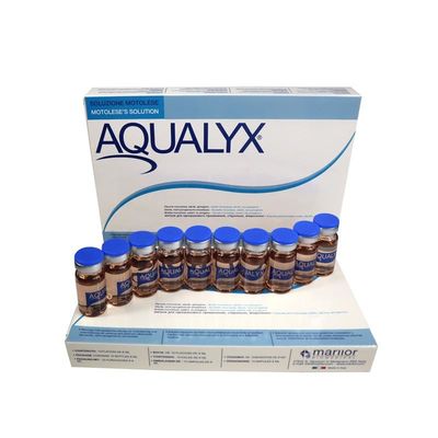 การฉีดไขมัน Aqualyx 10 ถัง กล่อง หมากสองและลดน้ําหนัก