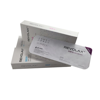 สารเติมผิวหนังกรดไฮยัลโรนิกความบริสุทธิ์สูง Revolax 1.1ml Deep Sub-Q For Lips