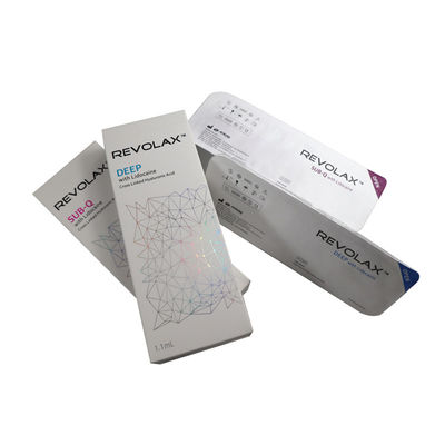 สารเติมผิวหนังกรดไฮยัลโรนิกความบริสุทธิ์สูง Revolax 1.1ml Deep Sub-Q For Lips