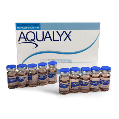 Aqualyx 10 X 8 Ml Vials การฉีดละลายไขมันสําหรับใบหน้าและร่างกาย