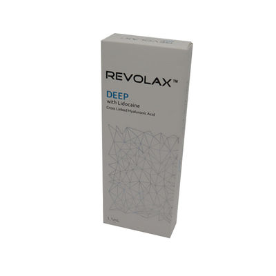 สารเติมผิวหนัง สารเติมยาฉีด Anti Aging HA 1.1ml Revolax FINE DEEP Sub-Q รอยเติม