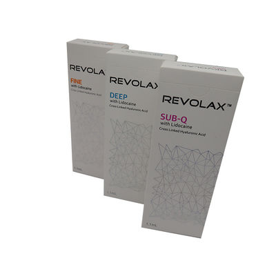 สารเติมผิวหนัง สารเติมยาฉีด Anti Aging HA 1.1ml Revolax FINE DEEP Sub-Q รอยเติม