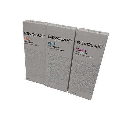 สารเติมผิวหนัง สารเติมยาฉีด Anti Aging HA 1.1ml Revolax FINE DEEP Sub-Q รอยเติม
