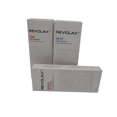 สารเติมผิวหนัง สารเติมยาฉีด Anti Aging HA 1.1ml Revolax FINE DEEP Sub-Q รอยเติม